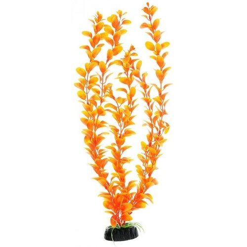 Растение для аквариума Barbus 'Людвигия', пластиковое, цвет: желто-оранжевый, высота 50 см