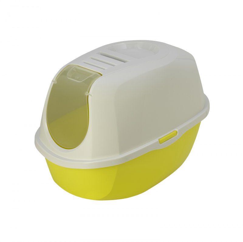 Moderna Moderna туалет-домик SmartCat с угольным фильтром, 54х40х41см, лимонно-желтый (1,2 кг)
