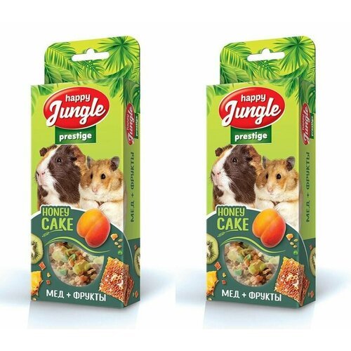 Happy Jungle Лакомство для грызунов Prestige Корзинки медовый микс, 3 шт в уп, 2 уп