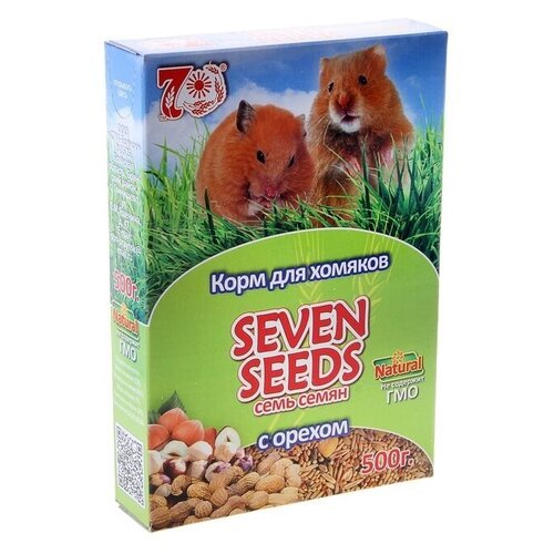 Seven Seeds Корм для хомяков Seven Seeds с орехами, 500 г