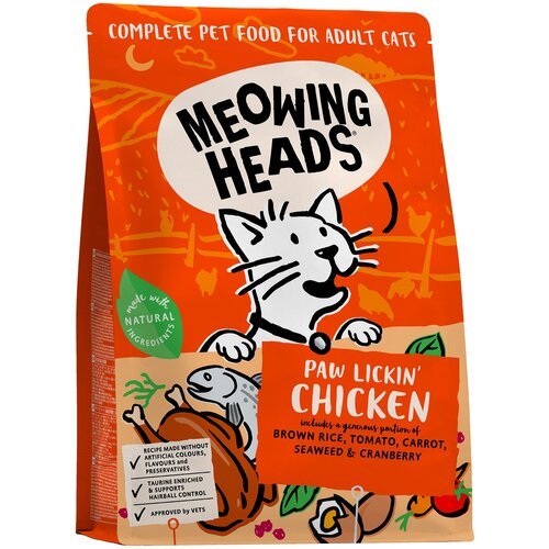 Barking Heads Для Взрослых кошек с Курицей и рисом 'Куриное наслаждение' 4 кг