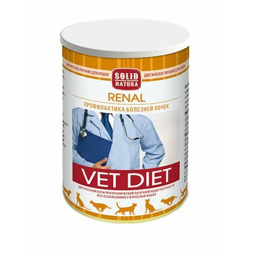 Solid Natura VET Renal консервы диета для кошек 340гр