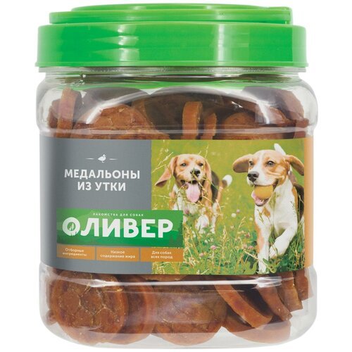 Оливер Медальоны из утки, 750г Банка