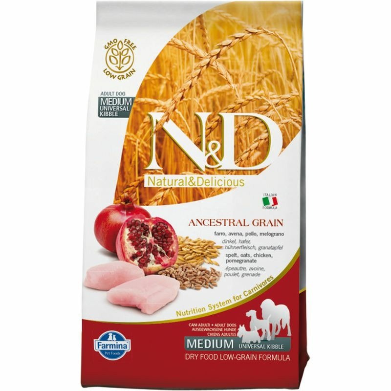 Farmina N&D Low Grain Dog Chicken & Pomegranate Adult - 2,5 кг