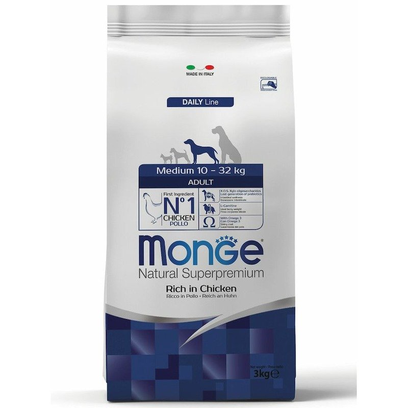 Monge Monge Dog Medium Adult корм для взрослых собак средних пород - 3 кг