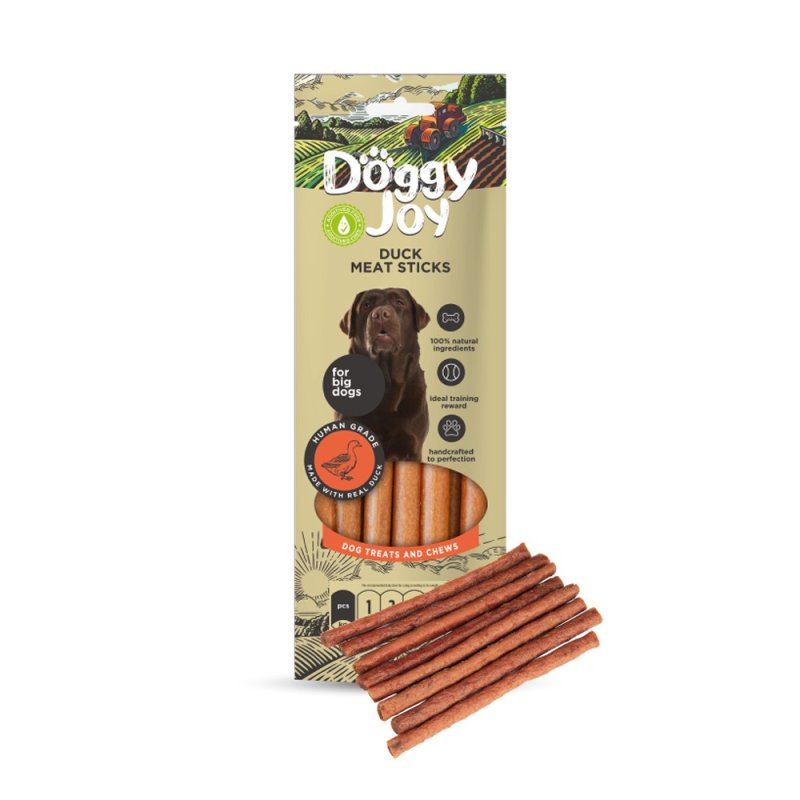 Лакомство для собак DOGGY JOY 50904 для крупных пород Mясные колбаски из утки 45г