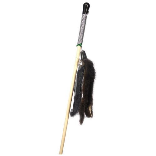 Игрушка для кошек Petto Махалка Мышиные хвосты на веревке GoSi, 50 см (0.03 кг) (5 штук)