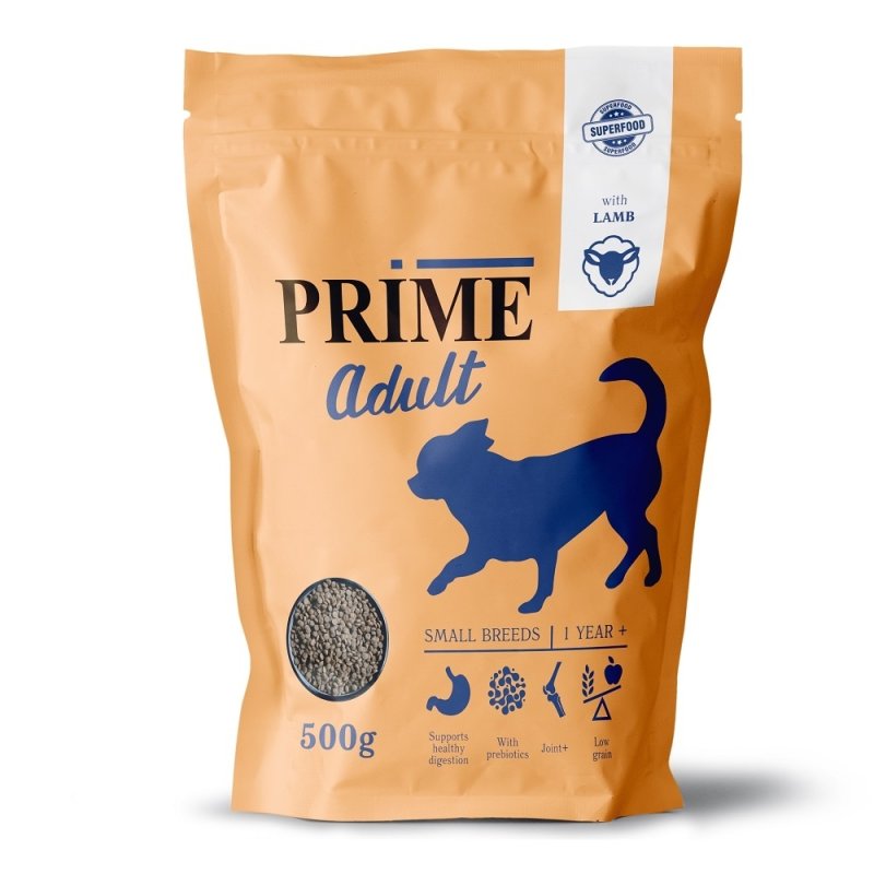 Prime Prime сухой корм для собак мелких пород с 12 мес. с ягненком (2 кг)