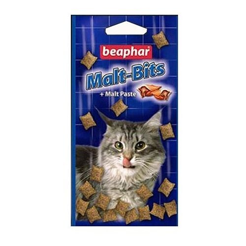 Лакомство для кошек BEAPHAR Подушечки с мальт-пастой 'Malt-Bits' 35г