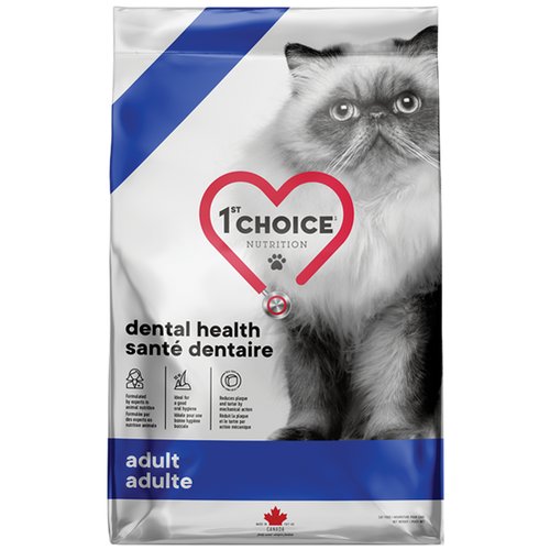 Сухой корм для кошек 1st Choice Dental Health, профилактика зубного камня 4 кг