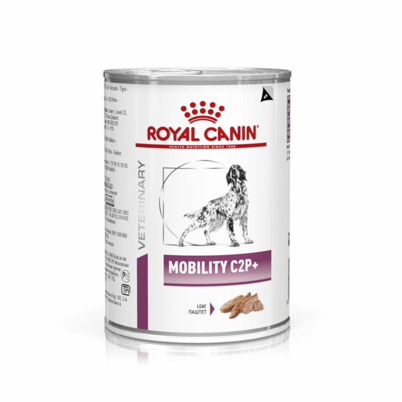 ROYAL CANIN Royal Canin Mobility C2P+ полнорационный влажный корм для взрослых собак с повышенной чувствительностью суставов, диетический, паштет, в консервах - 400 г