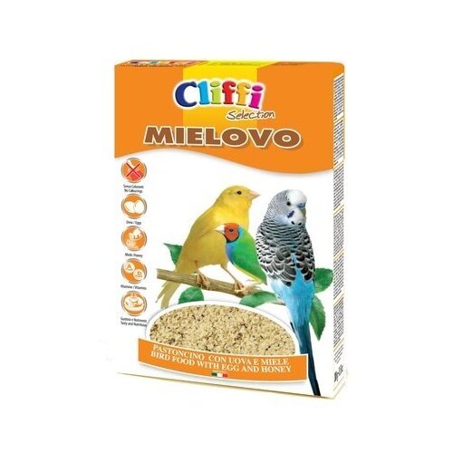 Cliffi (Италия) Яичный корм с медом для всех Зерноядных птиц (Mielovo) PCOA217 | Mielovo, 0,3 кг