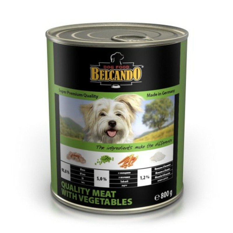 Консервы для собак Belcando Super Premium с отборным мясом и овощами