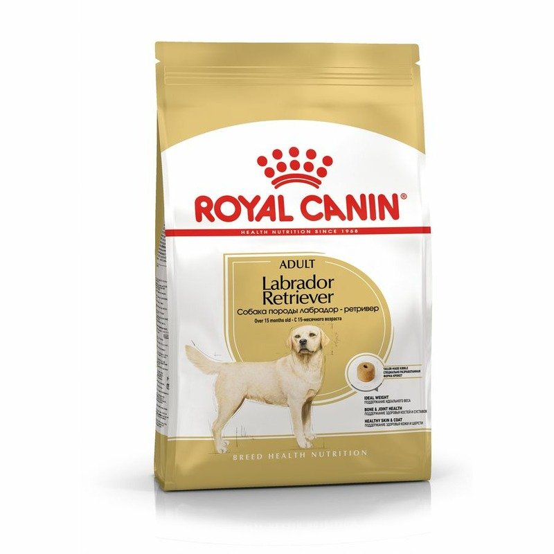 ROYAL CANIN Royal Canin Labrador Retriever Adult полнорационный сухой корм для взрослых собак породы лабрадор-реривер старше 15 месяцев - 3 кг