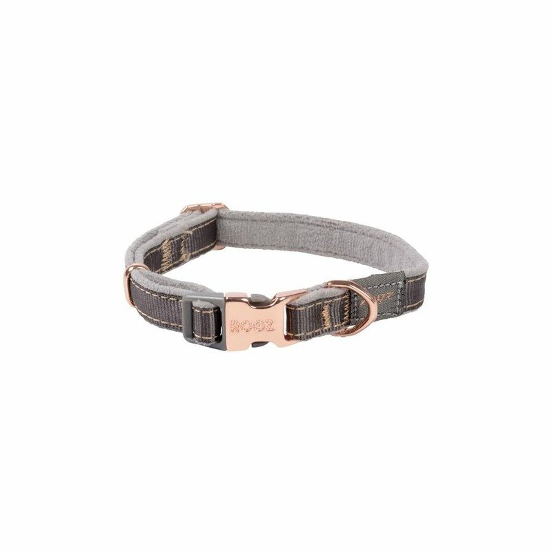 Rogz Urban Halsband S Dove Grey ошейник для собак мелких пород, размер S, обхват шеи 20-31 см, цвет серый