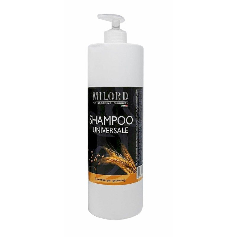 Milord Shampoo Universale шампунь "Пшеница" для собак и кошек, универсальный, с экстрактом пшеницы, с дозатором - 1 л