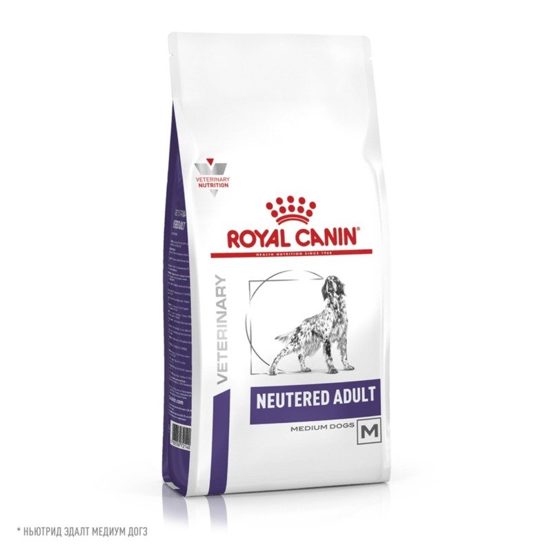Royal Canin Neutered Adult Medium Dogs полнорационный сухой корм для взрослых стерилизованных собак средних пород, диетический - 3,5 кг