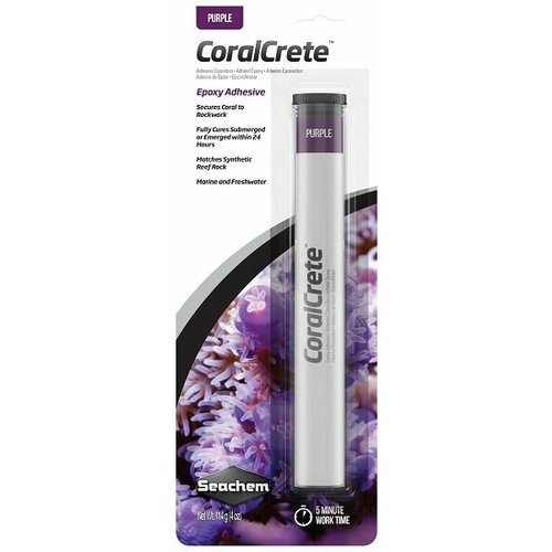 Seachem Клей для кораллов Seachem CoralCrete - Purple 114 г