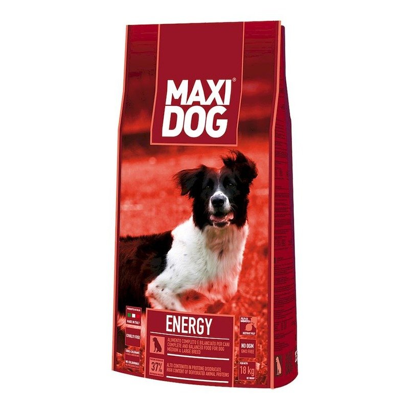 Maxi Dog Energy сухой корм для собак с высокой активностью, с высоким содержанием белка - 18 кг