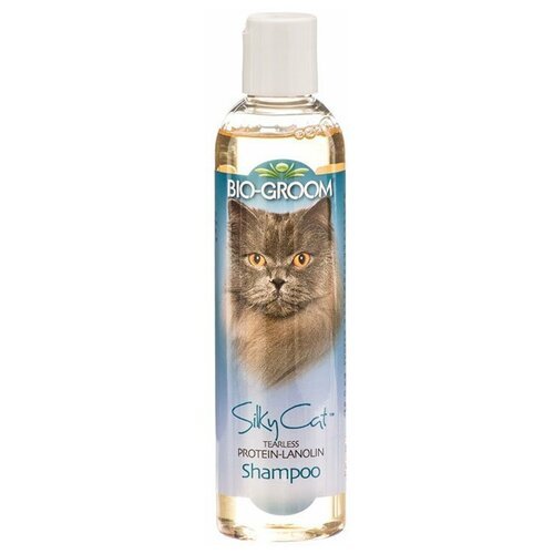 Bio-Groom Шампунь для кошек с протеином и ланолином Bio-Groom Silky Cat, 236мл