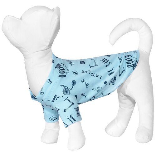 Yami-Yami одежда Футболка для собаки BE COOL, L (спинка 29-31 см) лн26ос, 0,1 кг