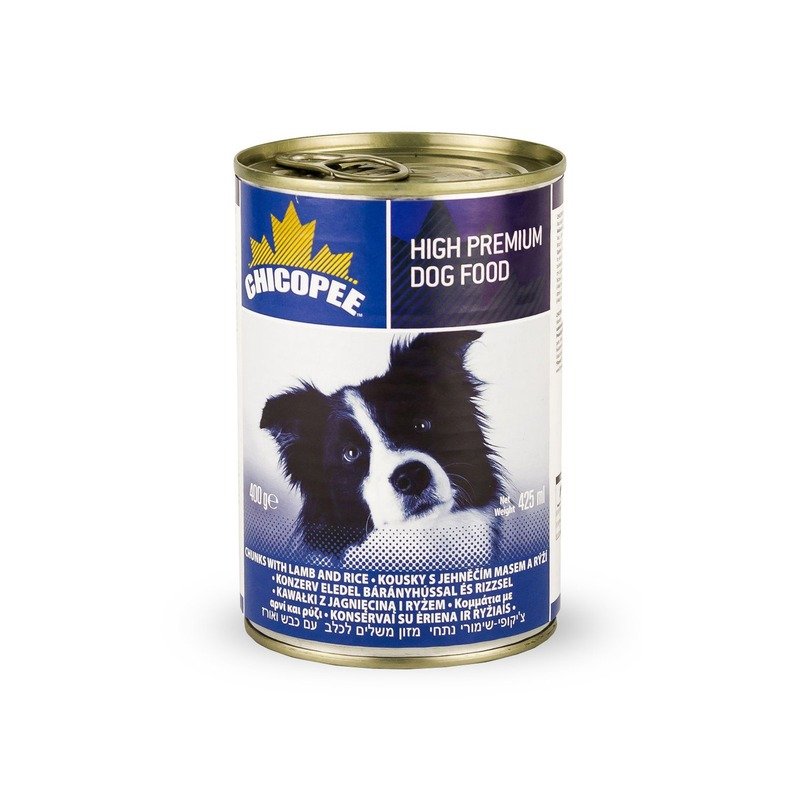 Chicopee Dog Chunks Lamb Rice консервы для собак всех пород и возрастов с кусочками ягненка и рисом в соусе - 400 г
