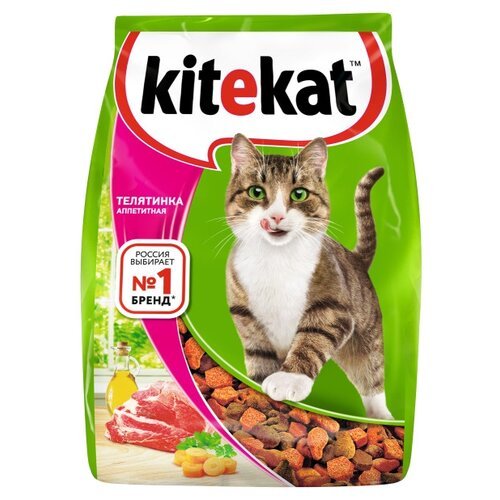 Сухой корм для кошек Kitekat телятина 10 шт. х 350 г