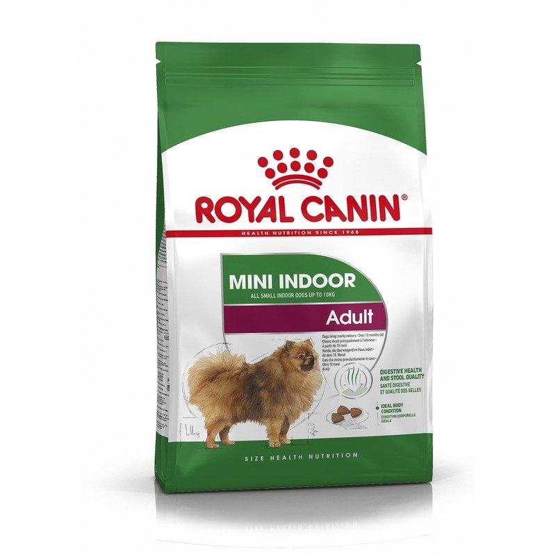 Royal Canin Mini Indoor Adult полнорационный сухой корм для взрослых собак мелких пород, живущих в помещении - 500 г