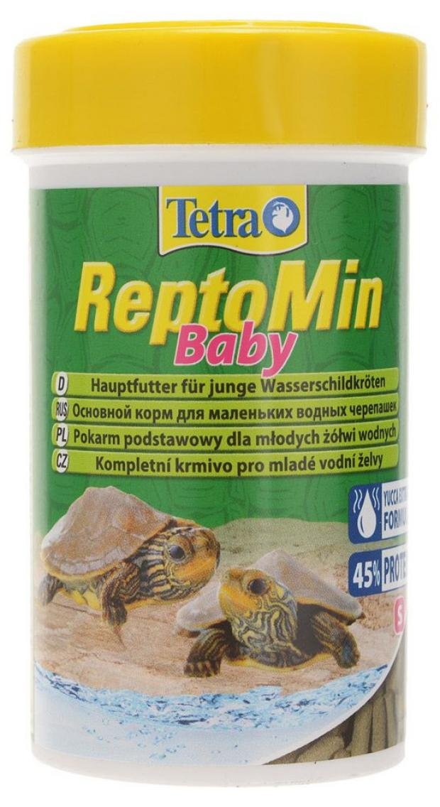 Корм для молодых водных черепах Tetra ReptoMin Baby, 100 мл