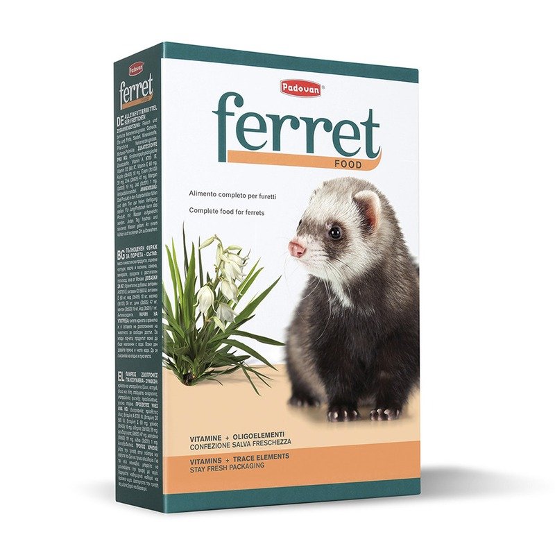 Корм Padovan Ferret Food для хорьков комплексный основной - 750 г