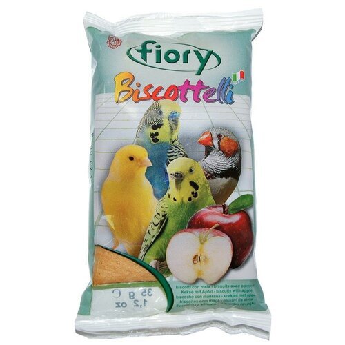 Fiory Бисквиты FIORY для птиц с яблоком 2005 0,035 кг 58655 (26 шт)