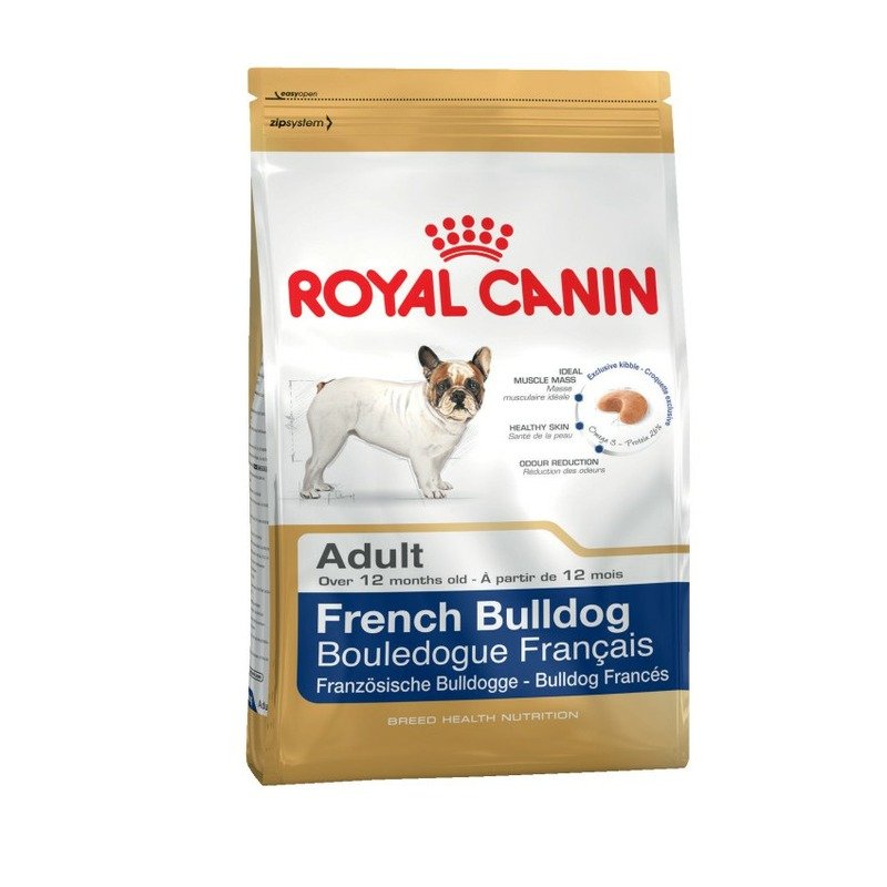 ROYAL CANIN Royal Canin French Bulldog Adult полнорационный сухой корм для взрослых собак породы французский бульдог с 12 месяцев - 3 кг