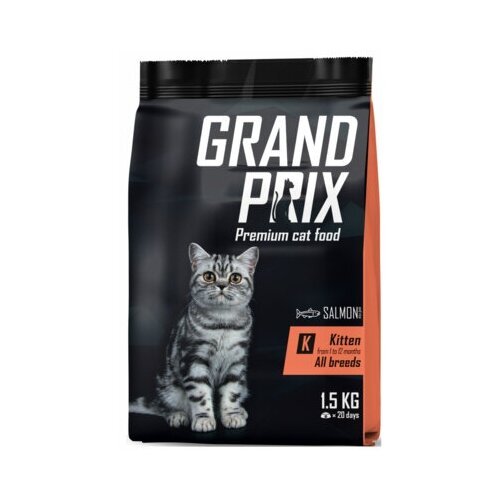Grand Prix Сухой корм для котят с лососем 00-00000241 0,3 кг 54063 (10 шт)