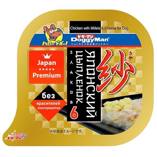 6 злаков здоровья Japan Premium Pet с японским цыплёнком и сыром, 100г