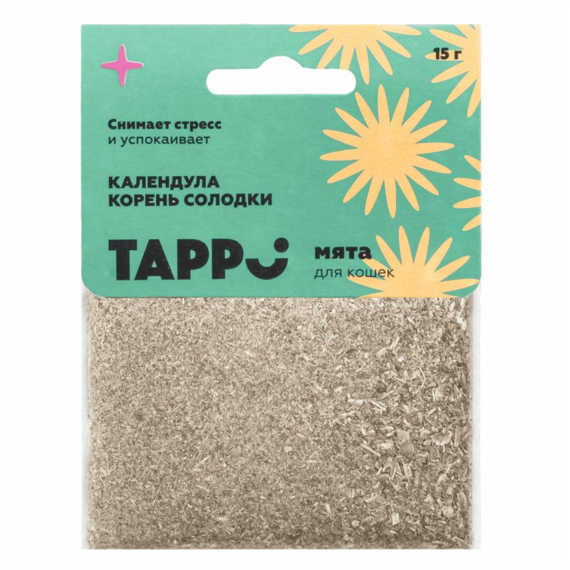 Tappi игрушки Tappi игрушки кошачья мята с календулой и корнем солодки в пакете (15 г)