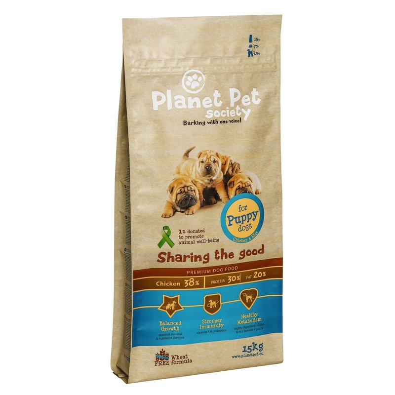 Planet Pet Planet Pet Chicken & Rice For Puppies сухой корм для щенков с курицей и рисом