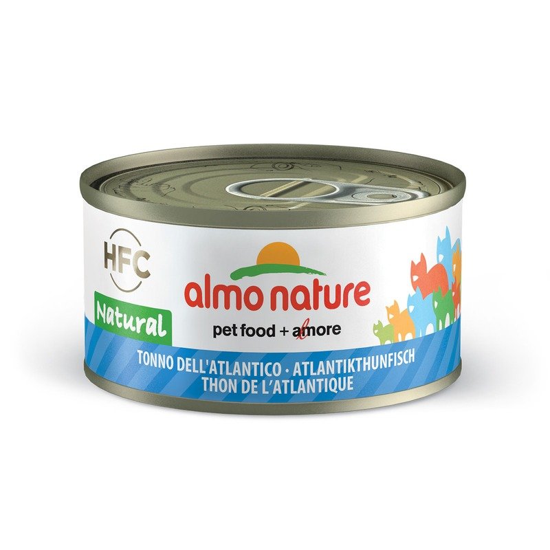 Almo Nature Legend Adult Cat Atlantic Tuna влажный корм для кошек, с атлантическим ТУНЦОМ, кусочки в бульоне, в консервах - 70 г