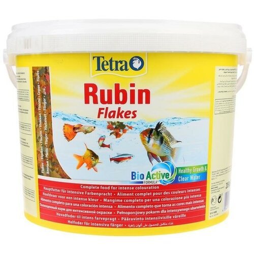 TETRA Корм TetraRubin для рыб, хлопья для окраса, 10 л. 2,05 кг