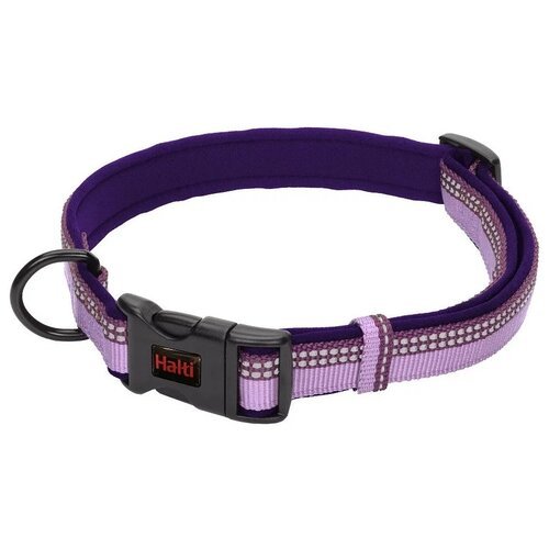 Для ежедневного использования ошейник Halti Ошейник для собак COA 'HALTI Collar', обхват шеи 30-50 см, фиолетовый, M