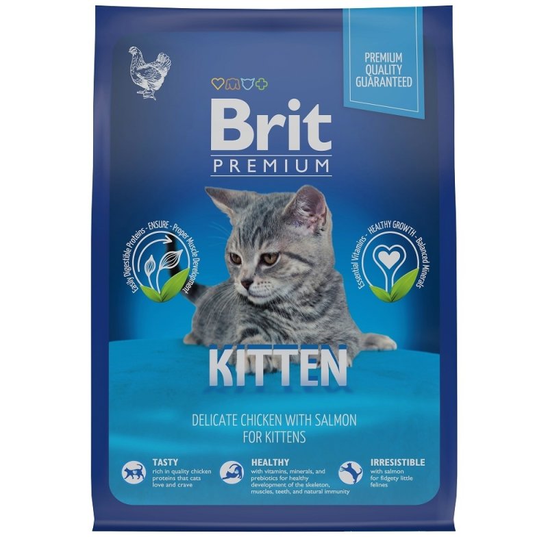 Brit Brit сухой корм премиум класса с курицей для котят (400 г)