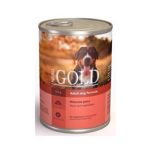 Nero Gold консервы Консервы для собак Мясное рагу 69фо31 0,415 кг 43621 (26 шт)