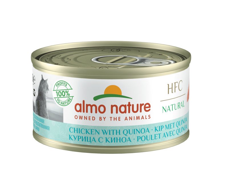 Almo Nature консервы Almo Nature консервы низкокалорийные для кошек, с курицей и киноа (1,68 кг)