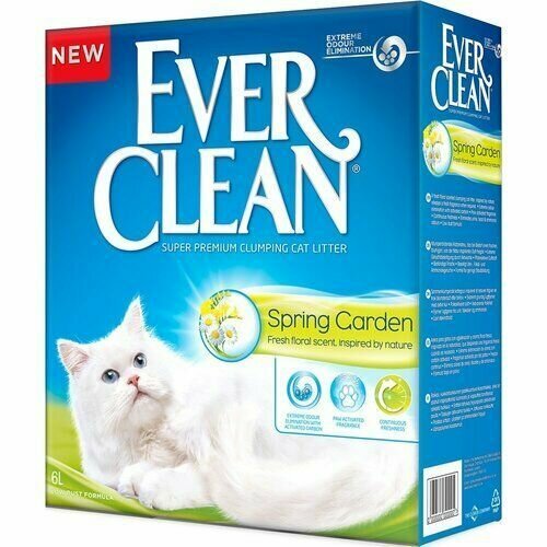 Ever Clean наполнитель для кошачьего туалета 6 л с запахом ромашки