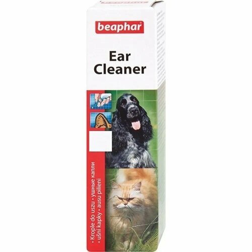 Лосьон для животных Beaphar 'Ear-Cleaner' для ухода за ушами у кошек и собак 50мл