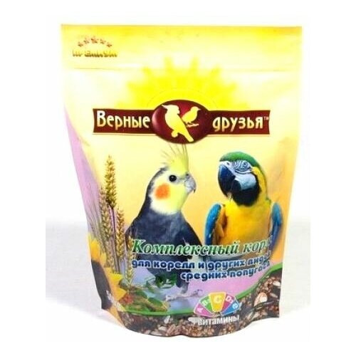 Верные друзья корм для средних попугаев 500 гр (2 шт)