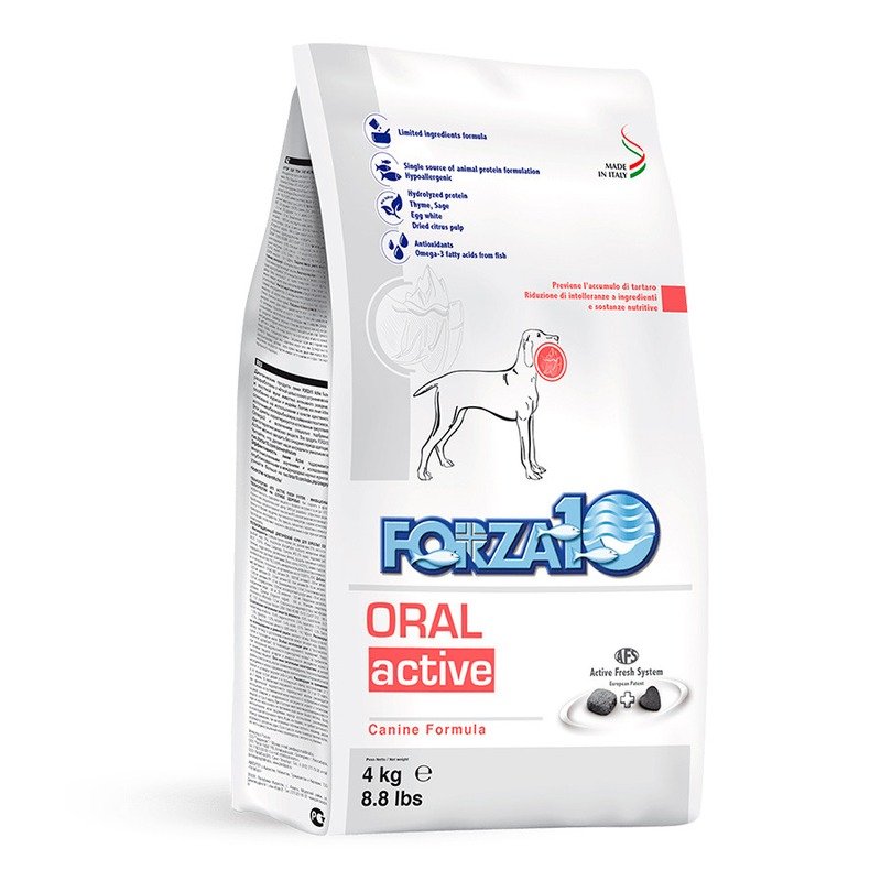 Forza10 Forza10 Active Line для взрослых собак всех пород с проблемами ротовой полости и верхних дыхательных путей - 4 кг