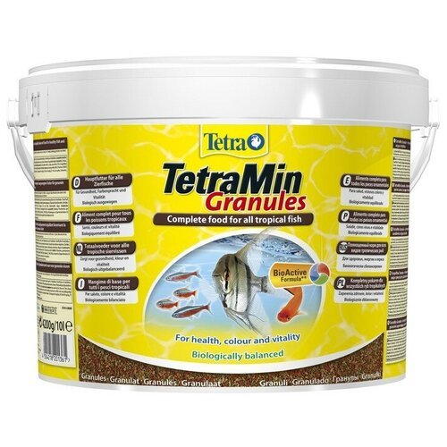 Корм TetraMin Granules для рыб, гранулы, 10 л.