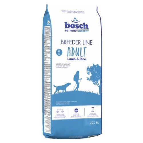 Сухой корм для собак Bosch Adult, со средним уровнем активности, ягненок, с рисом 1 уп. х 1 шт. х 20 кг