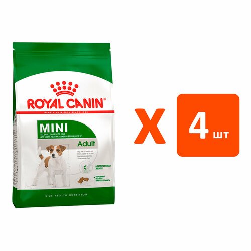 ROYAL CANIN MINI ADULT для взрослых собак маленьких пород (4 кг х 4 шт)