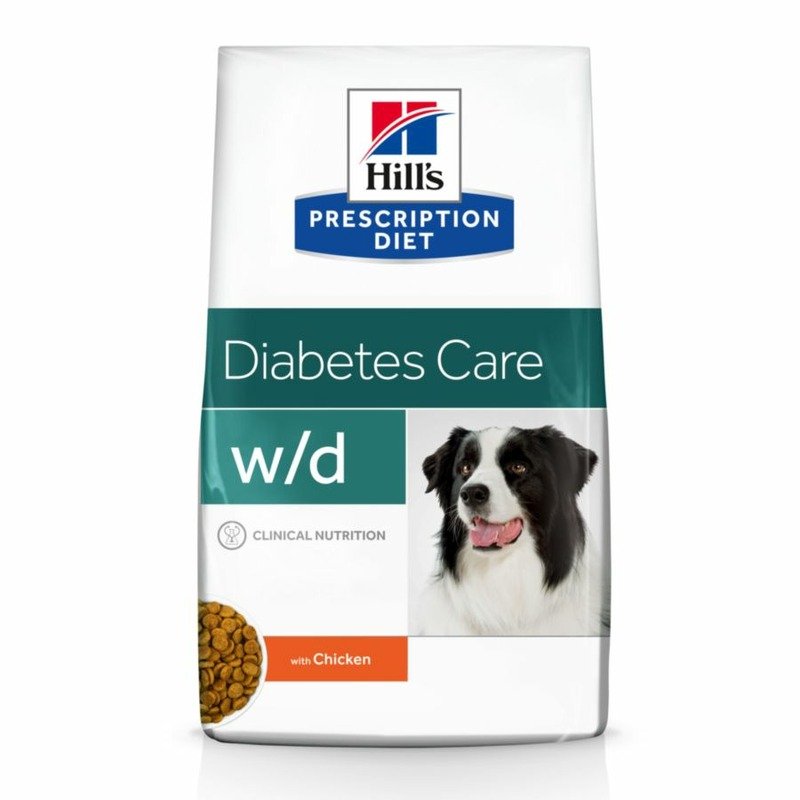 Hills Prescription Diet Dog w/d Diabetes Management сухой корм для собак при сахарном диабете и для поддержания веса, диетический, с курицей